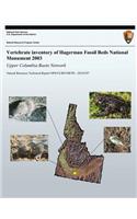 Vertebrate Inventory of Hagerman Fossil Beds National Monument 2003