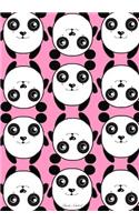 Panda Notebook: Pretty Notebook for Women, Teens, Girls: Blank Lined Notebook(Pretty Notebooks)