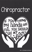 Chiropractor 2020-2021 Calendar and Notebook