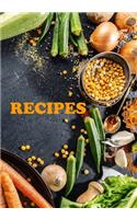 RECIPES - A blank cookbook for my own recipes