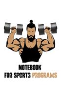Notebook For Sports Programs