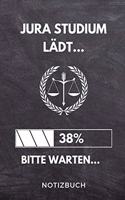 Jura Studium lädt... 38% Bitte warten... Notizbuch