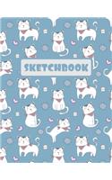 Sketchbook: Large Sketch Book to Draw In. Large Journal Notebook. 100 Blank Pages Perfect for Doodling and Sketching. Creative Birthday Gift. Workbook and Handb