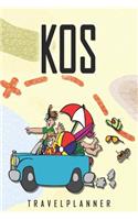 Kos Travelplanner: Travel Diary for Kos. A logbook with important pre-made pages and many free sites for your travel memories. For a present, notebook or as a parting 