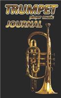 Trumpet Player Music Journal: Music Blank Sheets Notebook for Musicians and Songwriters.