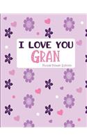 I Love You Gran Purple Flower Edition