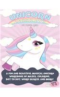 Unicorn Activity Book for Kids Ages 4-8