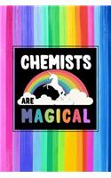 Chemists Are Magical Journal Notebook: Blank Lined Ruled for Writing 6x9 120 Pages