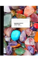 Composition Notebook Wide Ruled 7.44 X 9.69 Inches 100 Sheets / 200 Pages