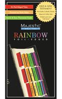 Majestic Rainbow Bible Tabs: Foil-edged