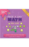 Page a Day Math Subtraction & Counting Book 9: Subtracting 8 from the Numbers 8-18