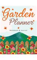 Garden Planner: Daily Planning Notebook Gardening Lover Journal Personal Garden Record Log Book 8.5x11 Inches