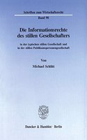Die Informationsrechte Des Stillen Gesellschafters