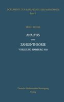 Analysis Und Zahlentheorie