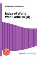 Index of World War II Articles (U)