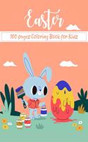 Easter 100 Pages Coloring Book for Kids