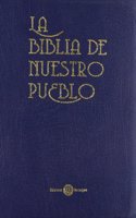Biblia de Nuestro Pueblo cuero azul