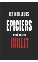 Les Meilleurs Epiciers sont nés en Juillet carnet de notes