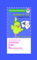 Edres, Workbook Numbers 0 - 20 with Visuals and Bonus Activities (Paperback)