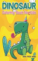 Dinosaur Coloring Book for Kids: Great Gift with Over 60 Dinosaurs Coloring Pages for Boys & Girls, Ages 4-8 - Awesome Children Activity Book for Kids & Toddlers