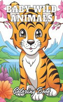 Baby Wild Animals Coloring Book