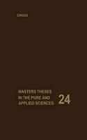 Masters Theses in the Pure and Applied Sciences