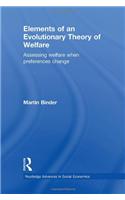 Elements of an Evolutionary Theory of Welfare