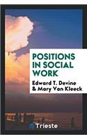 Positions in Social Work