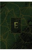 Monogram E Journal: Blank Notebook Diary Pad(5 Luxury Two 365 Lined)