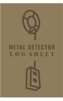 Metal Detector Log Sheet