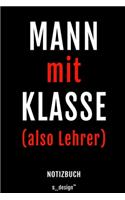 Notizbuch für Lehrer / Lehrerin / Erzieher - Abschiedsgeschenk / Dankeschön