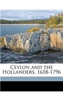 Ceylon and the Hollanders, 1658-1796
