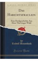 Das Habichtsfrï¿½ulein: Eine Dorfgeschichte Aus Dem Thï¿½ringer Wald (Classic Reprint)