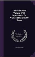 Tables of Bond Values. With Supplement for Values of 52 1/2-100 Years