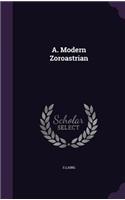 A. Modern Zoroastrian: (English)