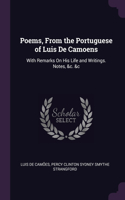 Poems, From the Portuguese of Luis De Camoens