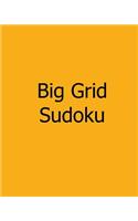 Big Grid Sudoku: Vol. 4 - Large Print Puzzles