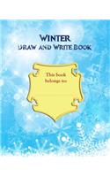 Winter Draw and Write Book