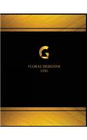Floral Designer Log (Logbook, Journal - 125 pages, 8.5 x 11 inches)