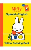 Miffy and Friends: Yellow-Red Coloring Book: Spanish-English