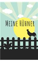 Meine Hühner: Notizbuch mit Bestandsregister, Bestandsbuch, Legeliste für 2 Jahre, Eierkalender, bestandsverzeichnis als Geschenk oder Geschenkidee für alle Hühne