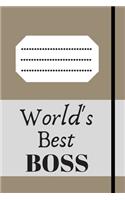 World's Best Boss.writing journal