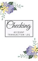 Checking Account Transaction Log