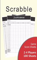 Scrabble Game Score sheets