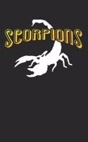 Skorpion Notizbuch: Skorpion Notizbuch die Perfekte Geschenkidee für Tierliebhaber und Skorpion Freunde. Das Taschenbuch hat 120 weiße Seiten mit Punktraster die dich b