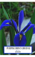 Purple Driven Journal: Blue Iris