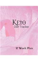 Keto Diet Tracker: Diet/ Planner:12 Weeks to a NEW YOU---.Ketogenic Diet Weight Loss Journal Planner Diary Log Book
