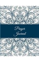 Prayer Journal: White Mandala Style, Bible Study Journal, Prayer Log, a Christian Notebook Large Print Bible 8.5" X 11" Gratitude & Scripture Journaling Bible Art Journaling Ideas Notes (Wonderful Gifts for Praise and Worship)