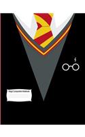 Magic Composition Notebook: Wide Ruled Paper Notebook Back to School Journal School Uniform House Colors Book Gift for Friend, Family, Teacher, Student, Magical or Not