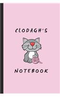 Clodagh's Notebook: Personalised Notepad for a Girl Named Clodagh